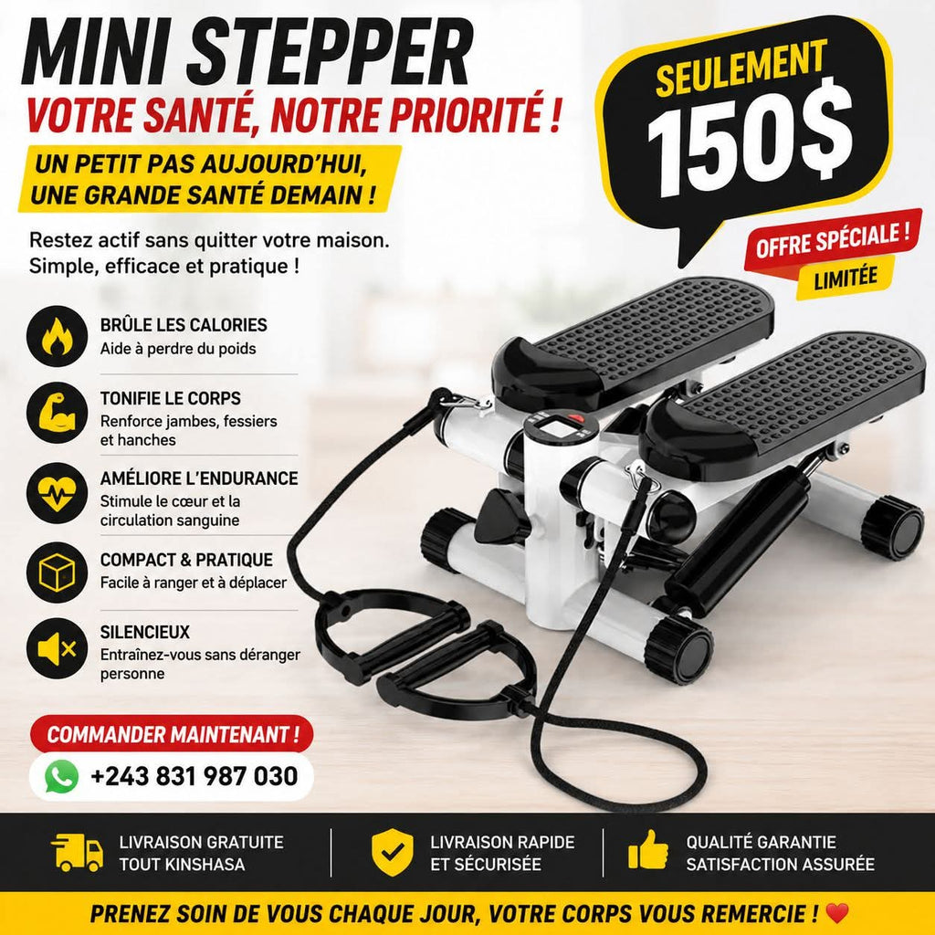 Mini Stepper – Appareil d’Exercice Compact pour la Maison