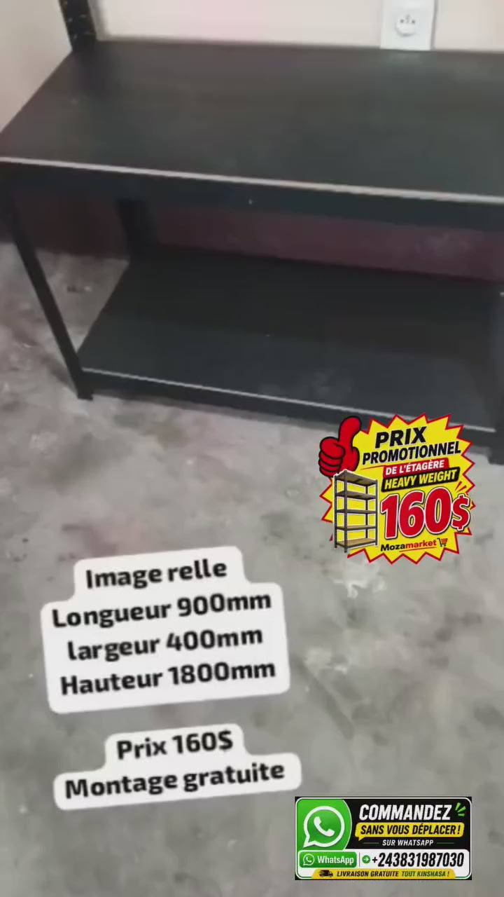 Étagère Métallique Ultra Résistante – Charge Jusqu’à 900 kg