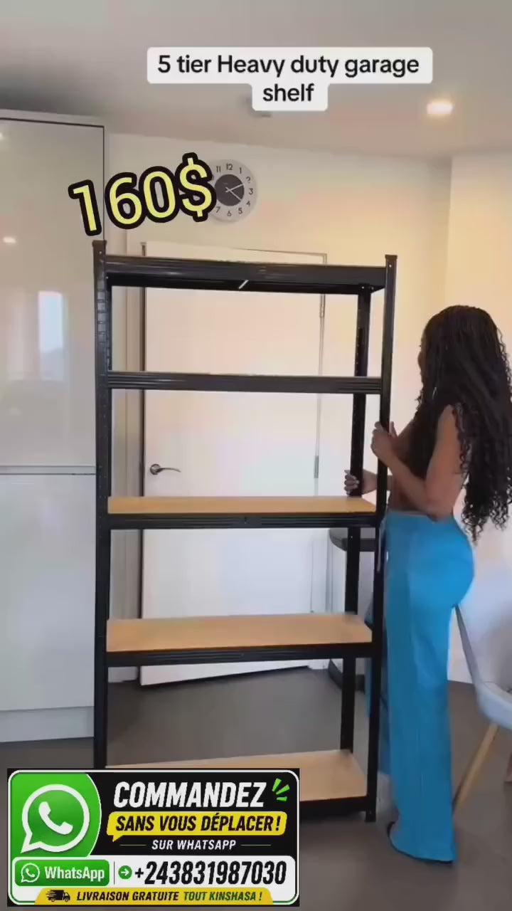 Étagère Métallique Ultra Résistante – Charge Jusqu’à 900 kg